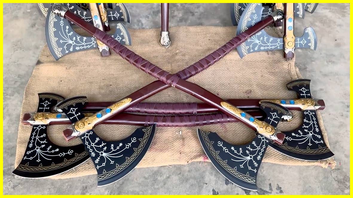 Как делают красивые топоры в Пакистане! смотреть онлайн