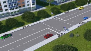 Парковка перед пешеходным переходом. ПДД