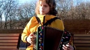 La Valse d'Amelie - Yann Tiersen. mini french accordion cover. Вальс из фильма Аме?