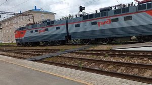 Отправление чс8 047 с поездом 140М Брянск - Орловский - Сан