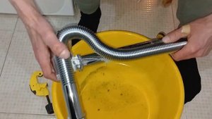 Донный клапан, установка