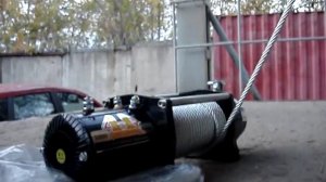 Размотка троса в нейтрали, лебедка 4х4