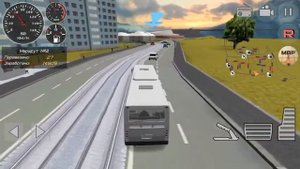 Симулятор автобуса 3D, еду на ЛиАЗ-5256