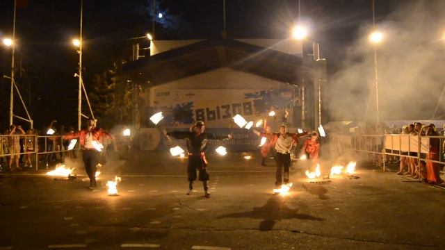 Огненное и светодиодное шоу ТАНЕЦ ОГНЯ Саратов 13.08.16