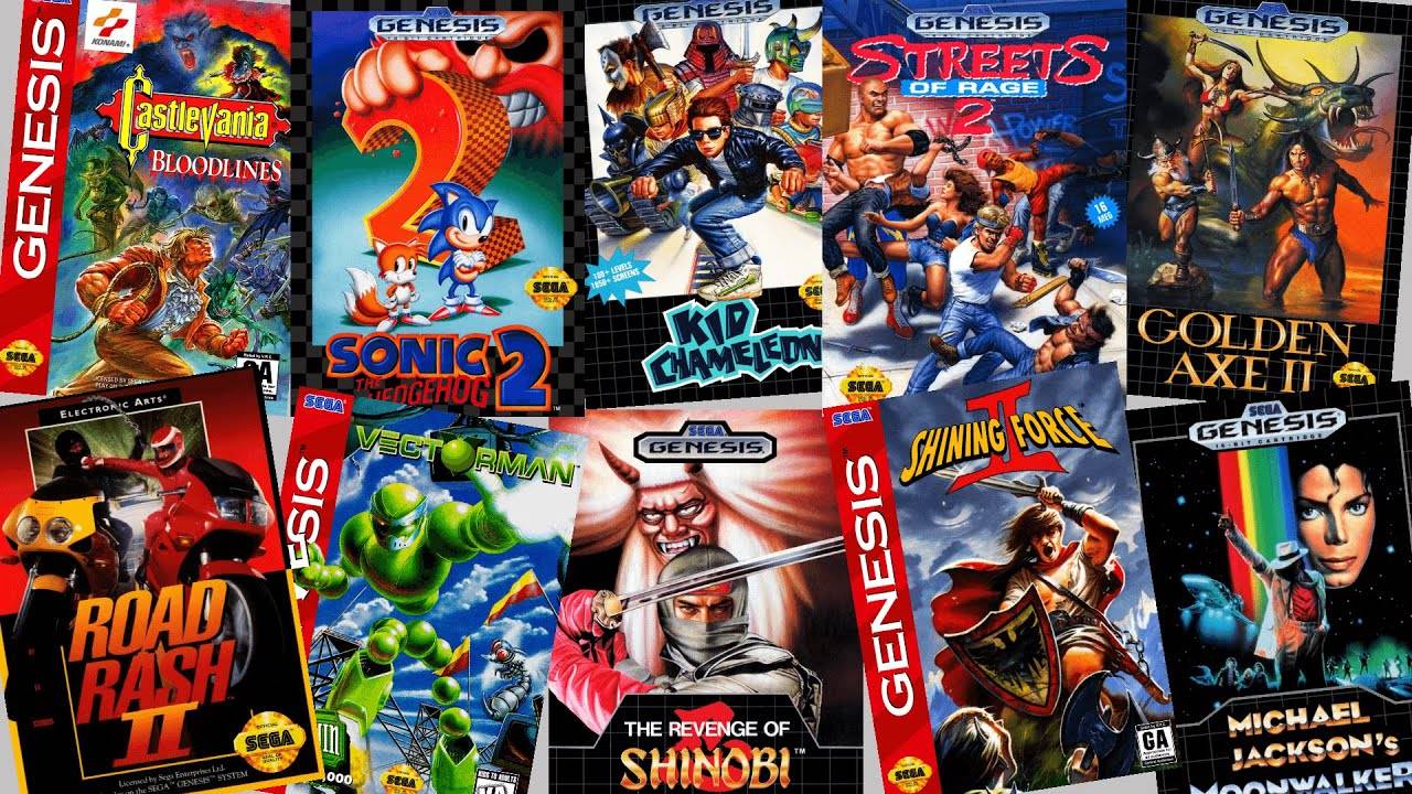 Лучшие игры на Sega Mega Drive (Sega Genesis) в хронологическом порядке (по дате выхода) [1080p]