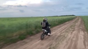 🔥Гоняет на питбайке хаски 110сс в 8 лет на каникулах🔥о