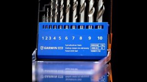 Набор сверл спиральных по металлу 1.0-10.0, шаг 1 мм, DIN 338, HSS-G, 10 предметов 100611-10
