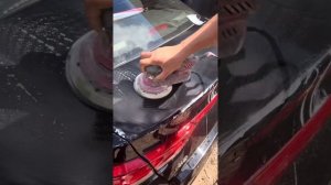 Удаление царапин с автомобиля. Полировка. #обучение #п?