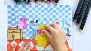 🔥Обзор бумажного ДОМИКА 🏠 для уточки ЛАЛАФАН часть 2.