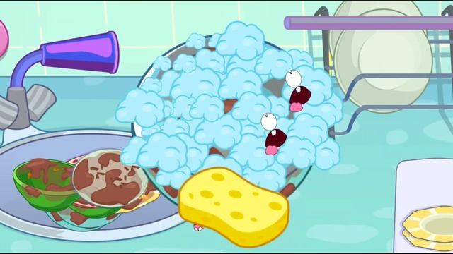 Давай узнаем с котом Матроскиным - зачем мыть грязную ? смотреть онлайн