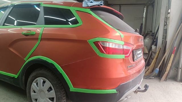 Ремонт борта "Lada Vesta", а так же полировка. смотреть онлайн