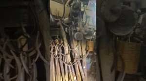 Старинная деревенская утварь простая и расписная, Antiqu