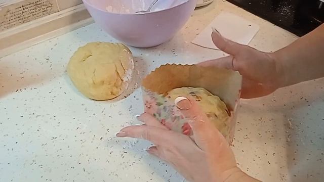 "Царский кулич" на заварном тесте.