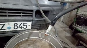 VW. T5 промывка радиатора печки.