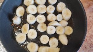 Жареные бананы на сковороде рецепт за 5 минут Десерт н?