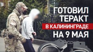 Собирался устроить взрыв на 9 Мая: житель Калининграда задержан за подготовку теракта