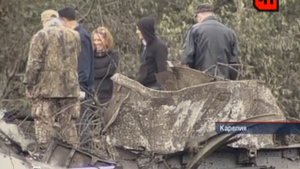 Катастрофа в Карелии. Разбился самолёт ТУ- 134.avi