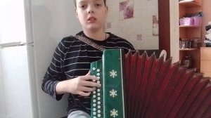 Вальс "Под небом Парижа" на гармони