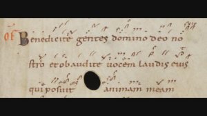 Offertorium Benedicite Gentes