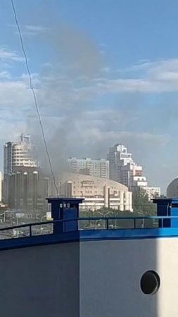 Пожар произошел в ресторане в жилом доме на проспекте Маршала Жукова в районе Хорошево-Мневники
