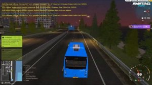 ПЕРВАЯ РАБОТА ВОДИТЕЛЕМ АВТОБУСА на АМАЗИНГЕ (AMAZING ONLINE