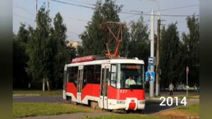 Тогда и сейчас. Трамвай БКМ 62103 № 627 в Витебске