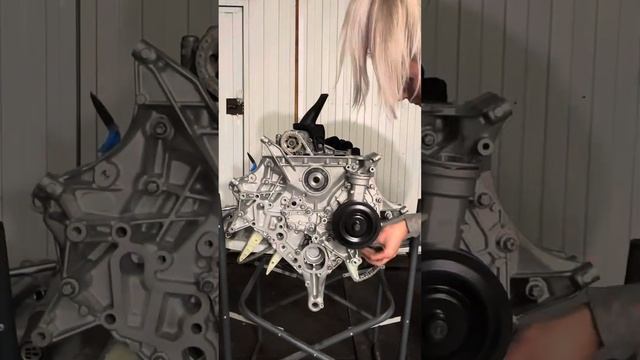 Сборка двигателя Mercedes-Benz GL-Class m273.963 V8 - 5.5L часть 3 смотреть онлайн