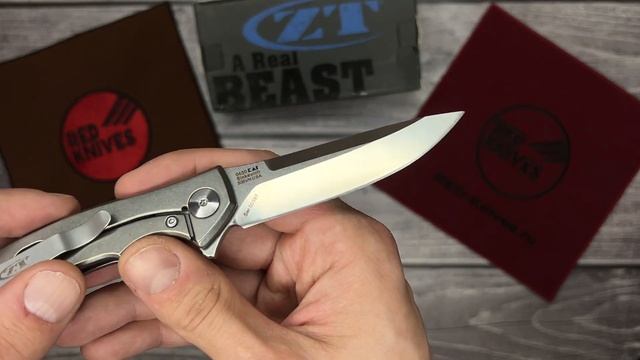 Реплика ножа Zero Tolerance 0450 в титане - лучшее качество смотреть онлайн