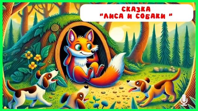 Лиса и собаки | аудиосказки | народные сказки | детские
