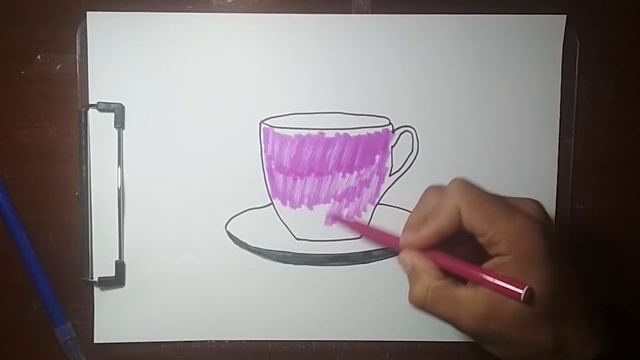 Bolalar uchun chashka rasmini chizish | Drawing cup for children | Рисование чашка д смотреть онлайн