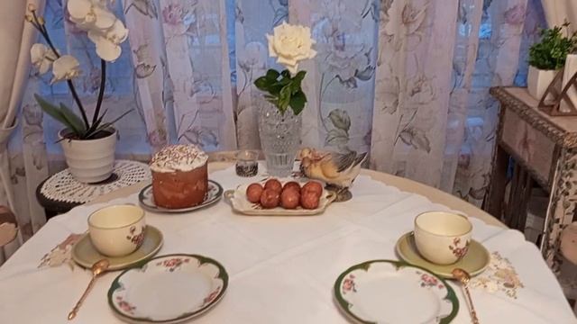 Пасхальный стол одинокой пенсионерки. смотреть онлайн