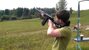 Сайга 12 первый опыт стрельбы по тарелкам (архив)