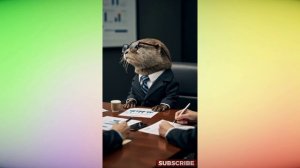 🦦 «Деловой выдра в деле! Самый серьезный участник совещания» 👔