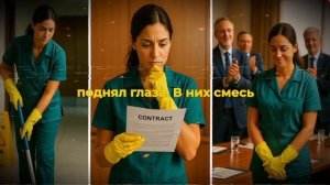 Миллионер унизил уборщицу на глазах у всех… Но она сд?