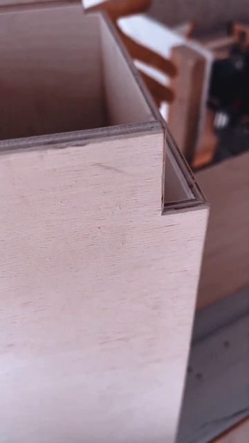 Фрезеровка фанеры под 45 градусов #фрезеровкапод45 смотреть онлайн