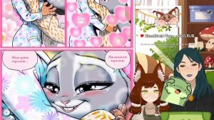 Очень драматично читаем комикс  по Зверополису...."Рождённый Выжить" вместе с Блю[VTUBER]