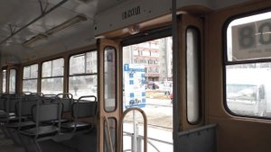 Поездка в трамвае Tatra T3SU №345/308 по маршруту 10, Екатеринб
