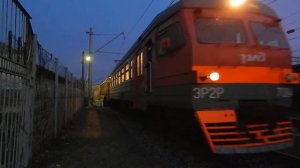 Электропоезд ЭР2Р-7084(ЭР2Т-7217)  сообщением Куровская Его