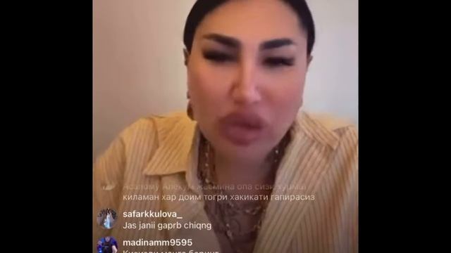 СИТОРА ФАРМОНОВА МУНИСА РИЗАЕВА СИРЛАРИ ФОШ БЎЛДИ