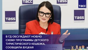 В ГД обсуждают новую схему программы детского туристического кешбэка, сообщила Буцкая
