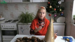 Елка в стиле эко из шишек своими руками - 7 дач