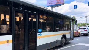 Автобус ЛиАЗ-5292.65-03 следует по маршруту 349 ”м. Щёлковск