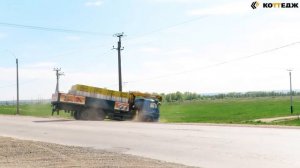 Доставка и разгрузка газобетонных блоков