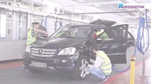 Уборка салона на автомойке aquamatic