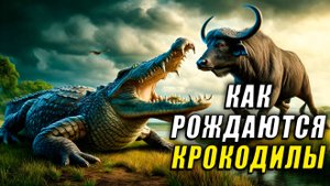 Как рождаются крокодилы