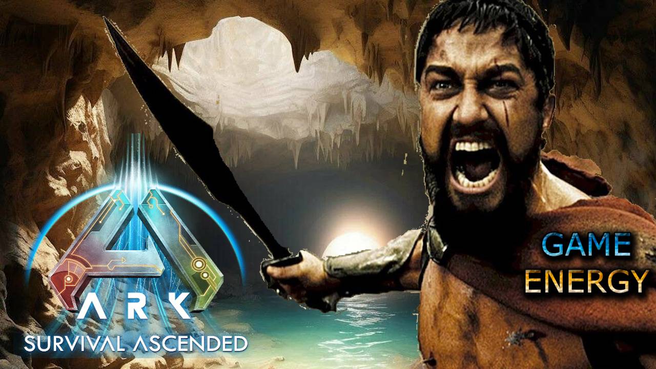 "Пещера спартанцев". ARK ascended. 3-ий день. Часть первая. Шестой сезон. Astraeos. #GAME ENERGY