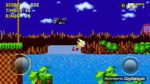 Играем на соник 1 со всеми  изумрудами