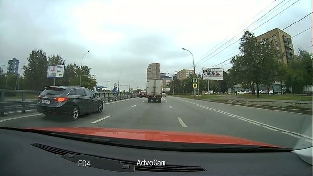 Видеорегистратор AdvoCam-FD4 - съемка днем смотреть онлайн