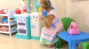 Диана и Рома Диана как МАМА и Куклы пупсики Беби Бон