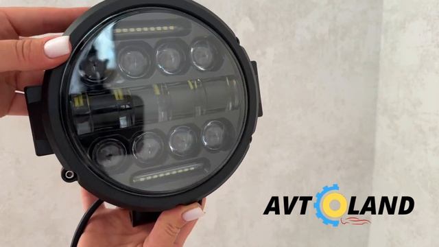 Світлодіодна лінзована LED фара потужністю 90 Вт